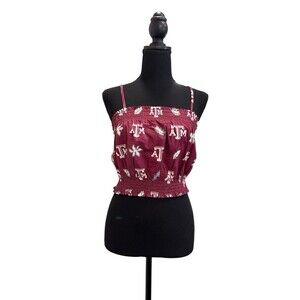Wes and Willy Womens College Texas A&M Beach Halter Top Size XL